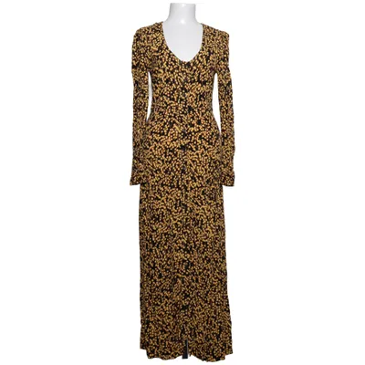 Robe (Noir, Jaune) de Ganni Viscose