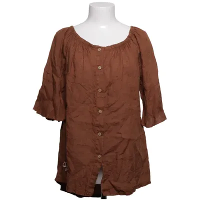 Blouse (Brown) from Bohemian Linen