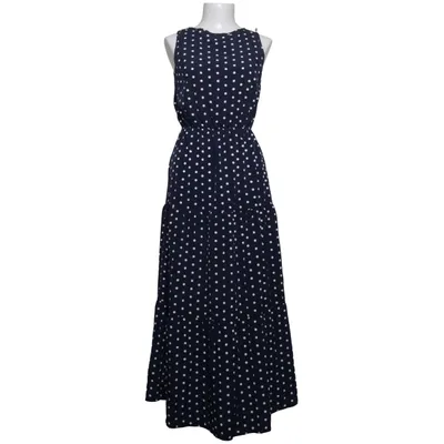 Långklänning (Blå, Vit) från Shein Elastan, Polyester