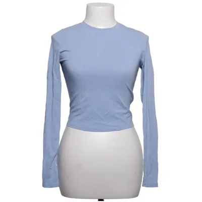 T-shirt à manches longues (Bleu) de Nicki x NA-KD Élasthane, Coton biologique