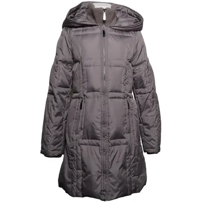 Dunfrakke (Beige) fra Vince Camuto Akryl, Dun, Fjer, Polyester