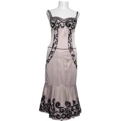 Aftenkjole (Beige, Sort) fra Karen Millen Elastan, Polyamid, Polyester