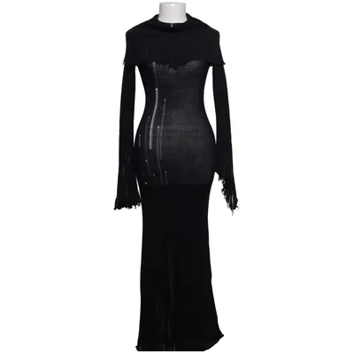 Maxikleid (Schwarz) von Acne Studios Baumwolle, Polyamid