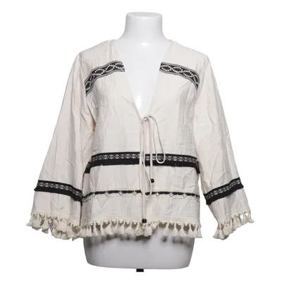 Cardigan (Beige) van Zara Katoen, Polyamide