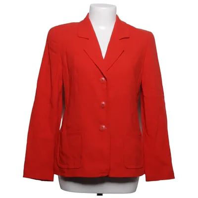 Blazer (Rouge) de Louis Féraud Polyester, Viscose, Laine