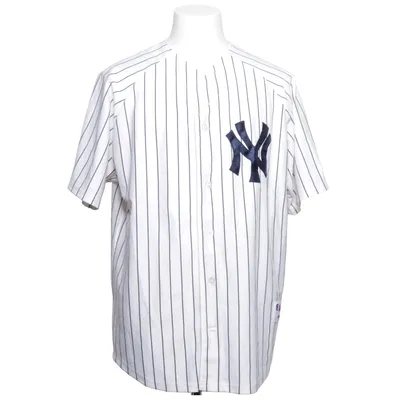 Baseballtröja (Vit, Blå) från Majestic Athletic Polyester