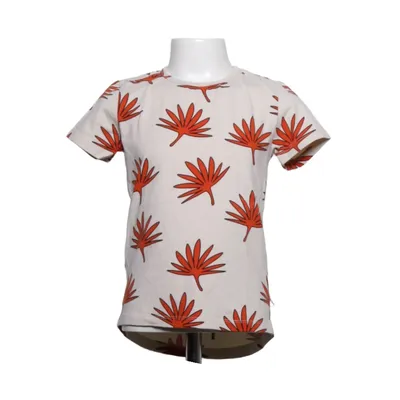 T-shirt (Beige, Orange, Multicolored) from Carlijnq Elastane, Organic cotton