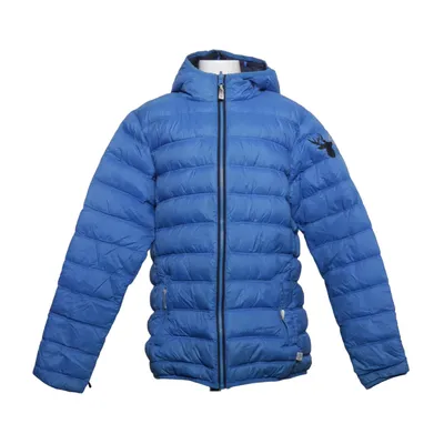 Down jacket (Blue) from Our Planet Down, Feather, Polyamide