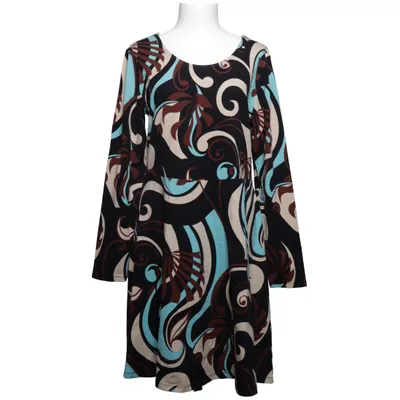 Robe (Noir, Multicolore) de Aniston Coton, Élasthane