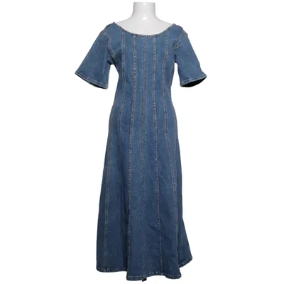 Robe en jean (Bleu) de Object Coton, Élasthane