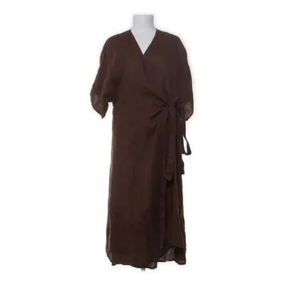 Wrap dress (Brown) from Indiska Linen