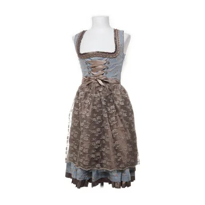 Dirndl (Blå, Flerfarvet) fra Marjo Trachten Bomuld, Nylon, Polyester