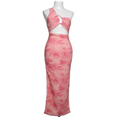 Robe longue (Rose, Jaune, Multicolore) de NA-KD Art Élasthane, Polyester