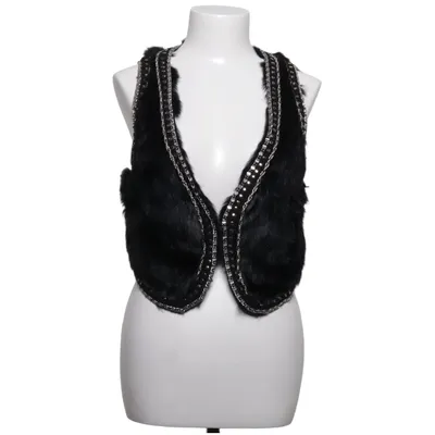 Fur vest (Black) from Just M