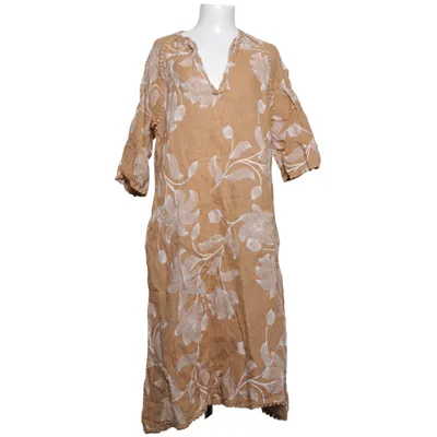 Kaftan (Brown, White) from Puro Lino