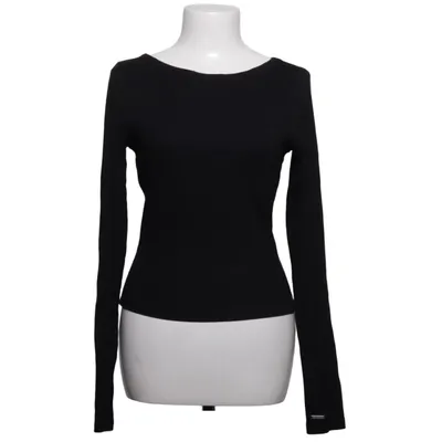 Long sleeve T-shirt (Black) from Aim'n Cotton, Elastane