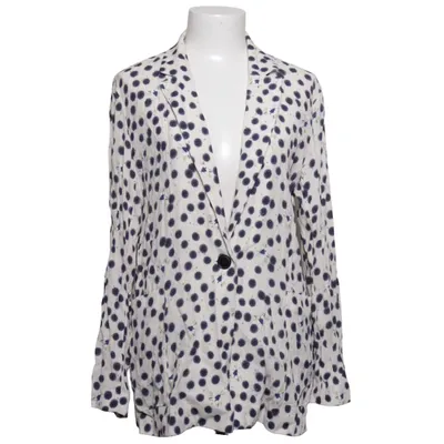 Blazer (Wit, Blauw) van Anna Glover x H&M Viscose