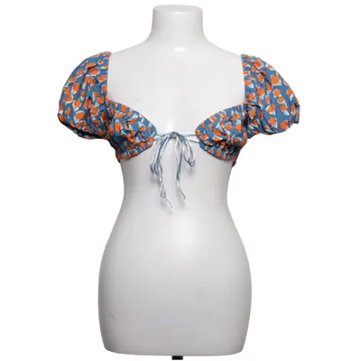 Crop top (Blue, Orange, Multicolored) from Verge Girl Polyester