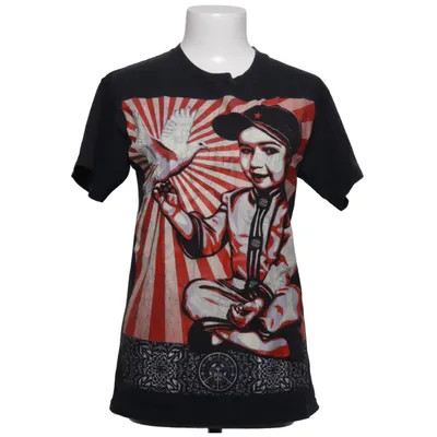 T-shirt (Noir, Multicolore) de Obey Coton