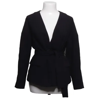 Wikkelvest (Zwart) van Zara Basic Collection Elastaan, Polyester, Viscose