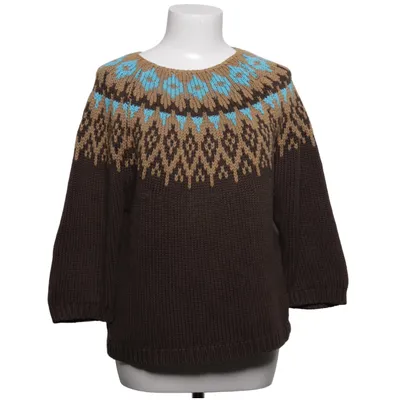 Pull-over (Marron, Bleu, Beige) de Chaloc Acrylique, Coton