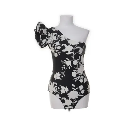 Swimsuit (Black, White) from Johanna Ortiz x H&M Elastane, Polyamide