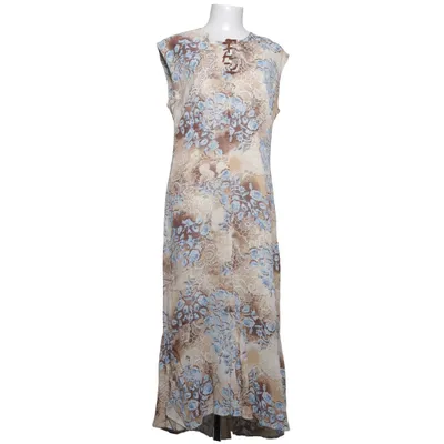 Jurk (Blauw, Bruin, Beige) van GR Design Viscose