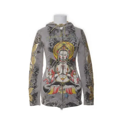 Hoodie (Gray, Gold, Multicolored) from Christian Audigier