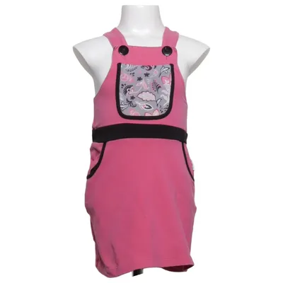 Robe salopette (Rose, Noir, Multicolore) de Babauba Coton, Élasthane