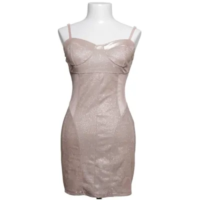 Cocktailklänning (Beige) från L&S Elastan, Metallfiber, Polyester