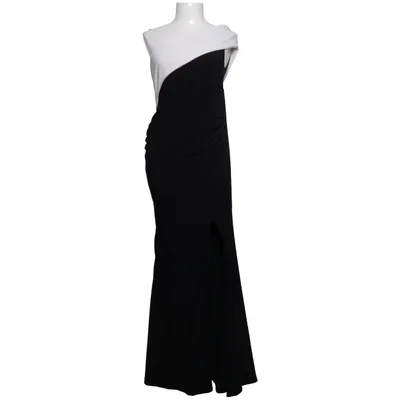 Aftenkjole (Sort, Hvid) fra Club London Elastan, Polyester