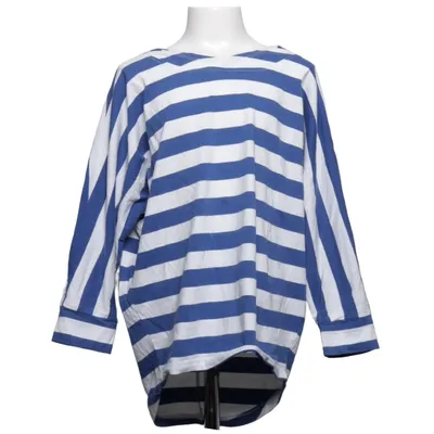Lange mouwen shirt (Blauw, Wit) van Fitz Katoen