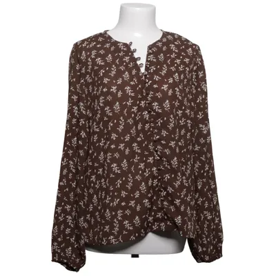 Blouse (Marron, Blanc) de Happy Holly Polyester