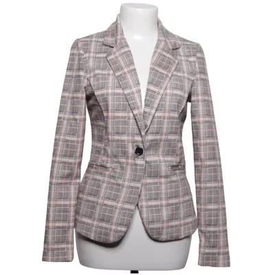 Blazer (Bruin, Wit, Meerkleurig) van Ichi Elastaan, Polyester, Viscose
