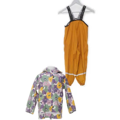 Regenkleding (Blauw, Geel, Meerkleurig) van Polarn O. Pyret Polyester, Polyurethaan