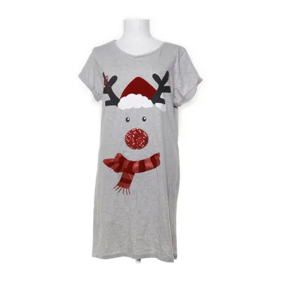 Nachtjapon (Grijs) van F&F Katoen, Polyester