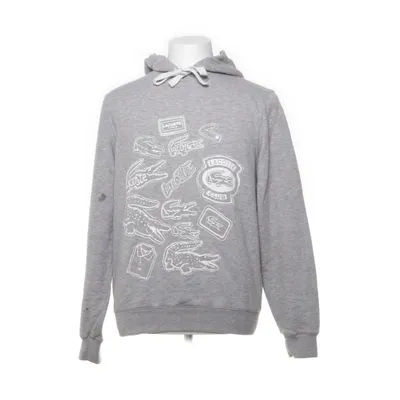 Capuchon sweater (Grijs, Wit) van Lacoste Katoen, Polyester, Wol, Viscose