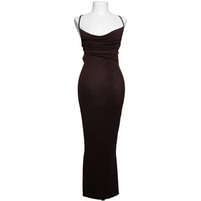 Långklänning (Brun) från Shein Elastan, Polyester