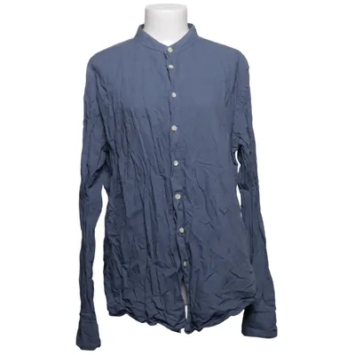 Shirt (Blauw) van Nolabel Katoen, Linnen
