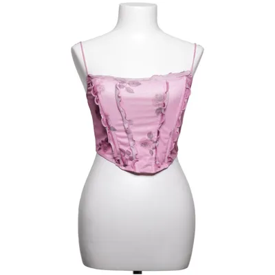 Corset (Pink, Multicolored) from Princess Polly Elastane, Recycled polyester