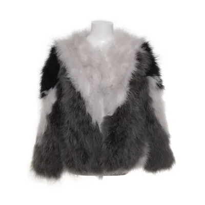 Fjäderjacka (Grå, Vit, Svart) från RAVN Fjädrar, Polyester