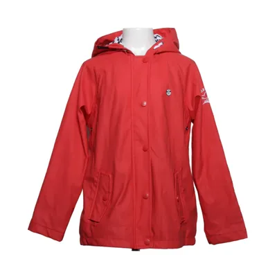 Regenjack (Rood) van Voile Bleue Katoen, Polyester, Polyurethaan