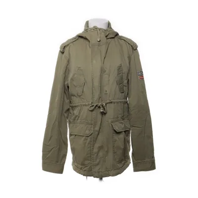 Safari jack (Groen) van Hilfiger Denim Katoen