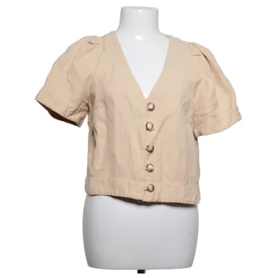 Top (Beige) fra Sézane Bomuld, Linned