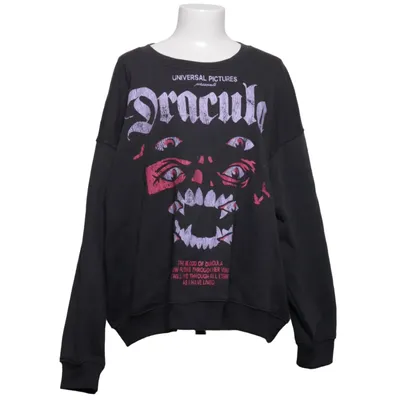 Sweatshirt (Zwart) van Divided by H&M Katoen, Polyester