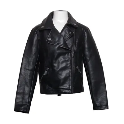 Bikerjack (Zwart) van Manguun Katoen, Polyester, Polyurethaan