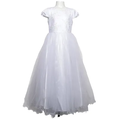 Robe de fille de fleur (Blanc) de La Rossa