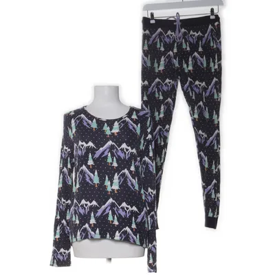 Pyjama (Blauw, Meerkleurig) van Chelsea Peers Elastaan, Viscose