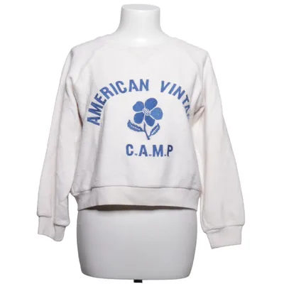 Sweatshirt (Beige, Bleu) de American Vintage Coton