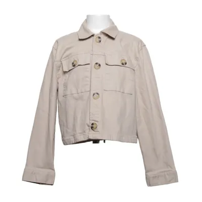 Jeansjacka (Beige) från Lindex Kids Bomull, Elastan